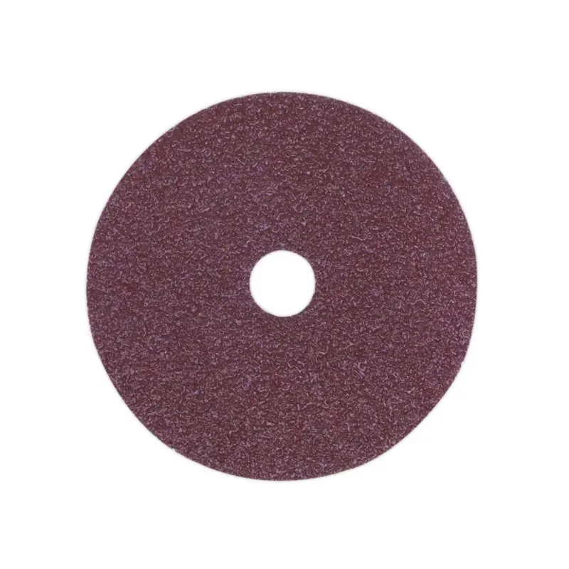 Sealey Sanding Disc Fibre Backed 100mm 36Grit Pack of 25