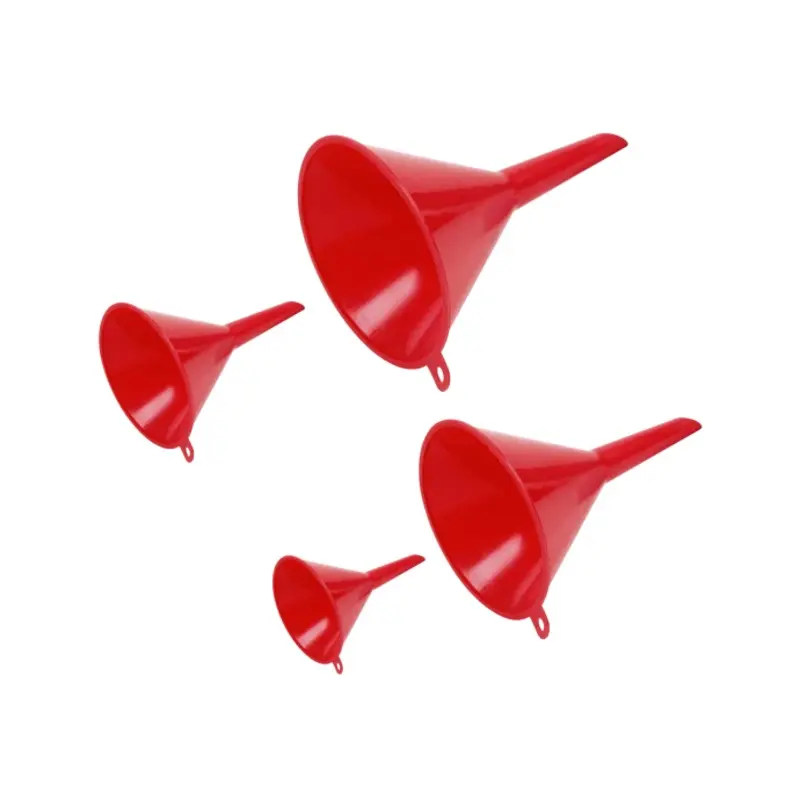 Sealey Small Funnel Set 4pc Economy Fixed Spout