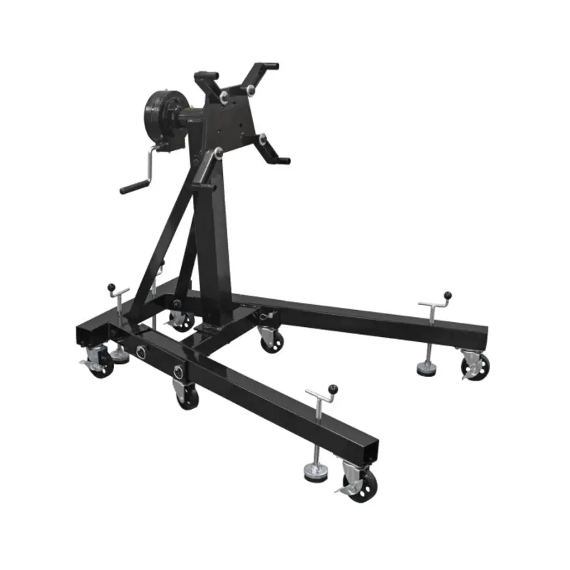 Sealey Folding 360 Rotating Engine Stand with Geared Handle Drive, 680kg Capacity