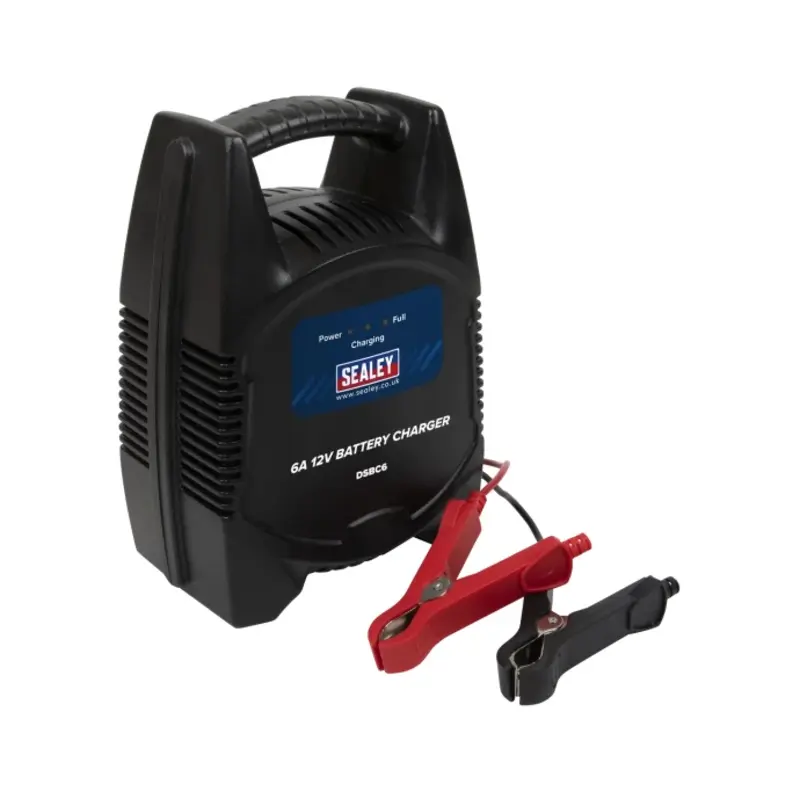 Sealey 6A 12V Battery Charger 230V