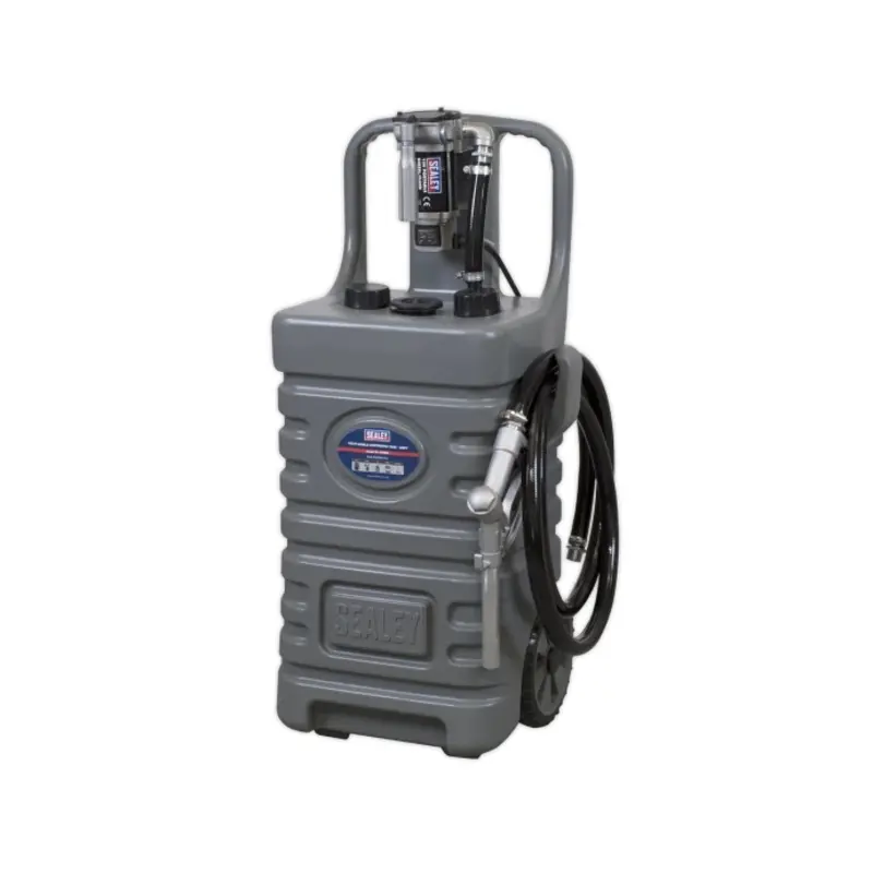 Sealey Mobile Dispensing Tank 55L with Diesel Pump - Grey