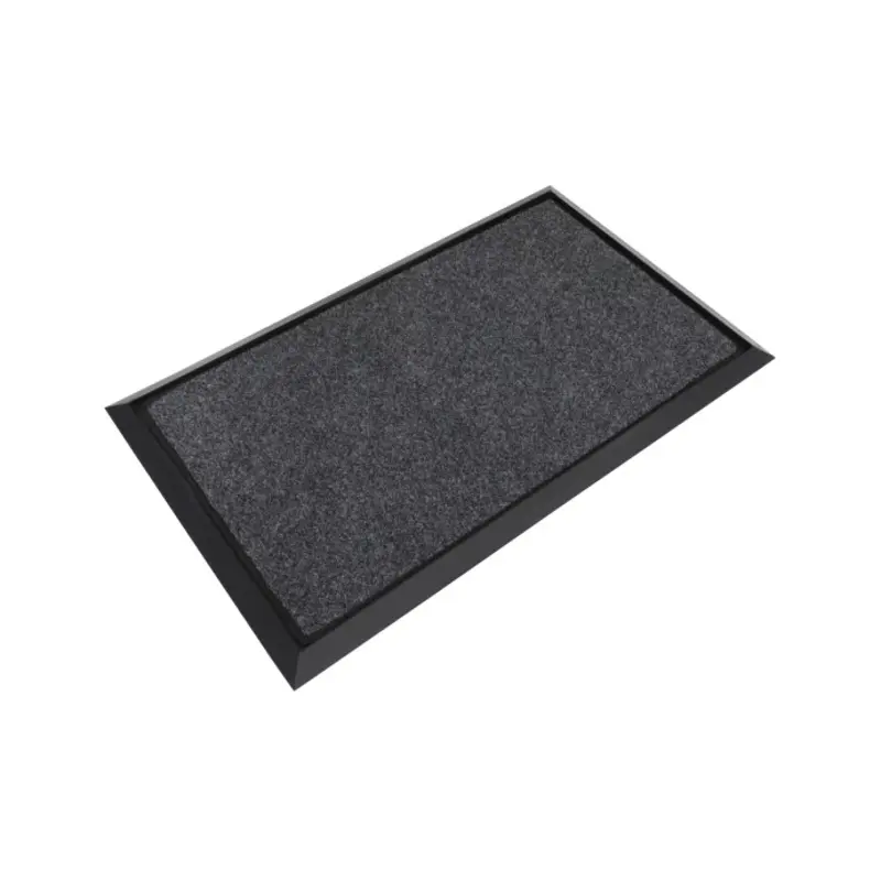 Sealey Rubber Disinfection Mat With Removable Polyester Carpet 450 x 750mm