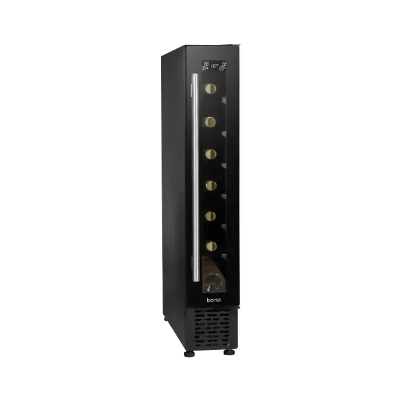 Sealey Baridi 7 Bottle 15cm Slim Wine Cooler with Digital Touchscreen Controls, Black