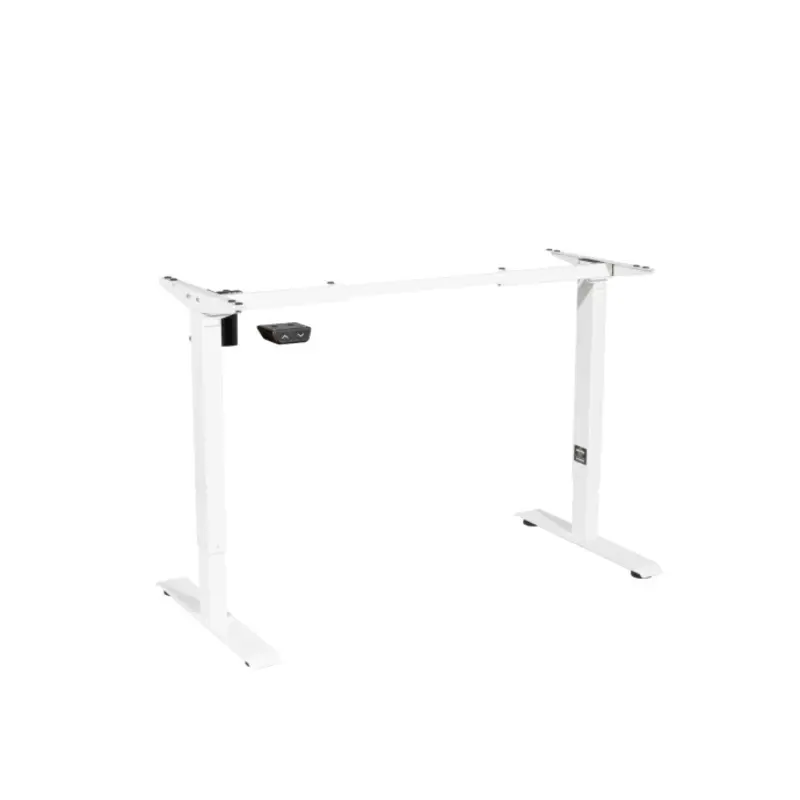 Sealey Dellonda Electric Adjustable Standing Desk Frame, 70kg Capacity, White, Quiet