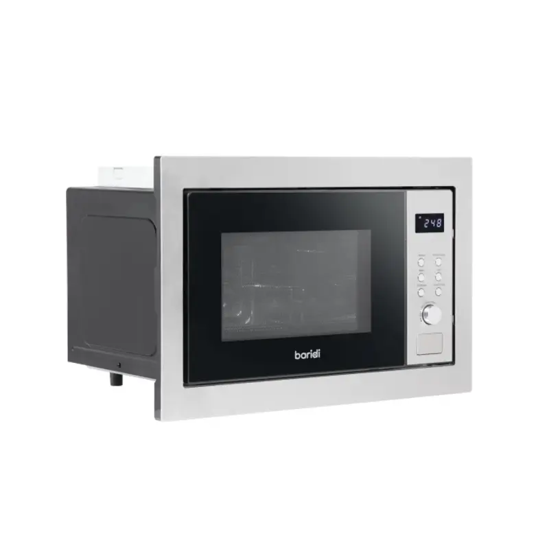 Sealey Baridi 25L Integrated Microwave Oven with Grill, 900W, Stainless Steel