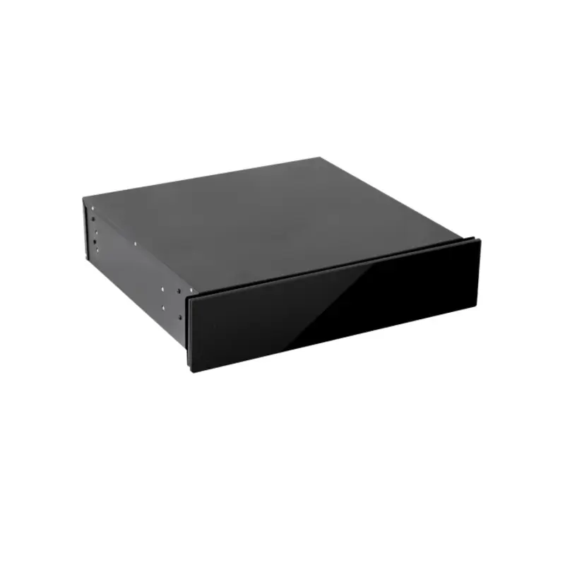 Sealey Baridi 60cm Built-In Warming Drawer, Push-to-Open, Anti-Slip Mat, Black