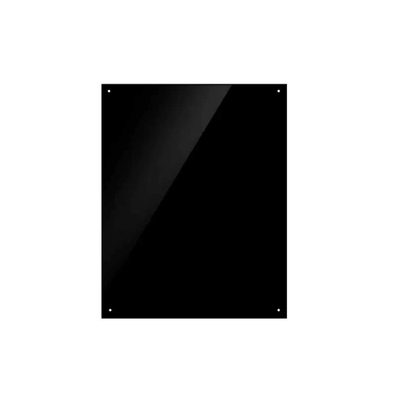 Sealey Baridi 60cm Splashback for Cooker Hoods, Extractor Fans, Black Glass