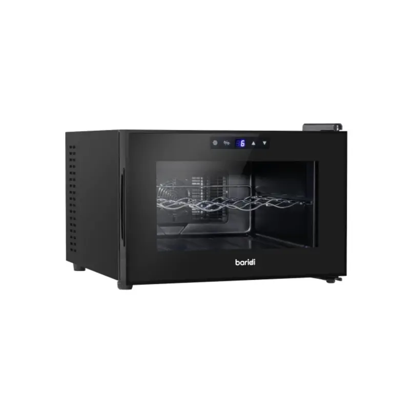 Sealey Baridi 8 Bottle Wine Cooler, Thermoelectric, 5-18C, Touch Control