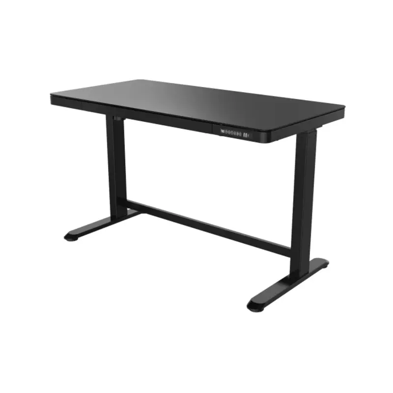 Sealey Dellonda Black Electric Adjustable Standing Desk with USB & Drawer, 1200 x 600mm