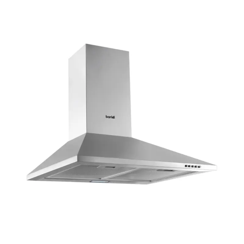 Sealey Baridi 60cm Chimney Style Cooker Hood with Carbon Filters, Stainless Steel