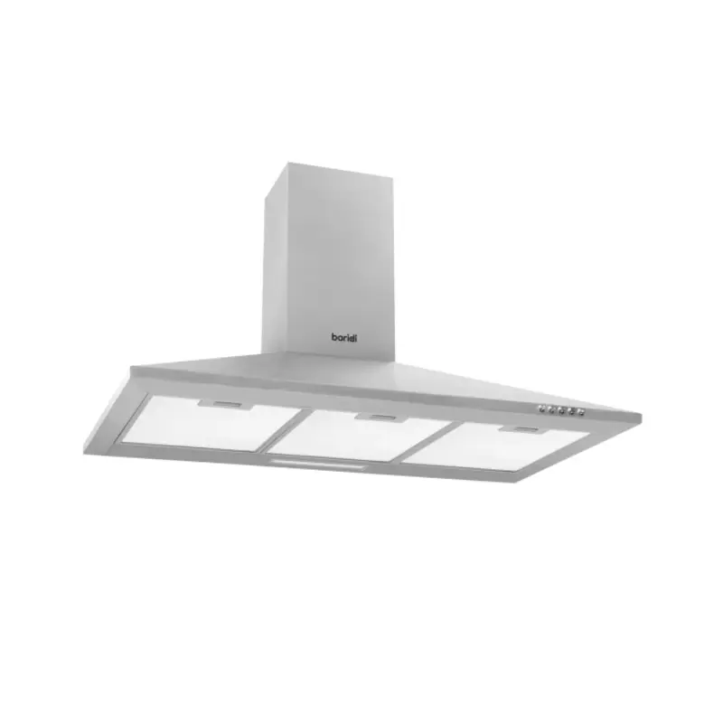 Sealey Baridi 90cm Chimney Style Cooker Hood with Carbon Filters, Stainless Steel