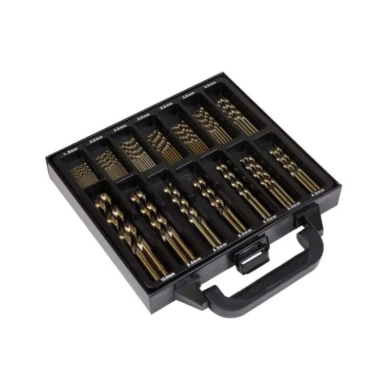 Sealey Drill Bit Set HSS Cobalt Fully Ground 99pc