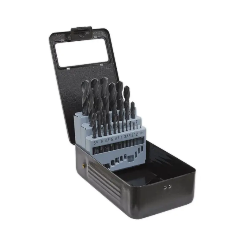 Sealey HSS Roll Forged Drill Bit Set 25pc 1-13mm