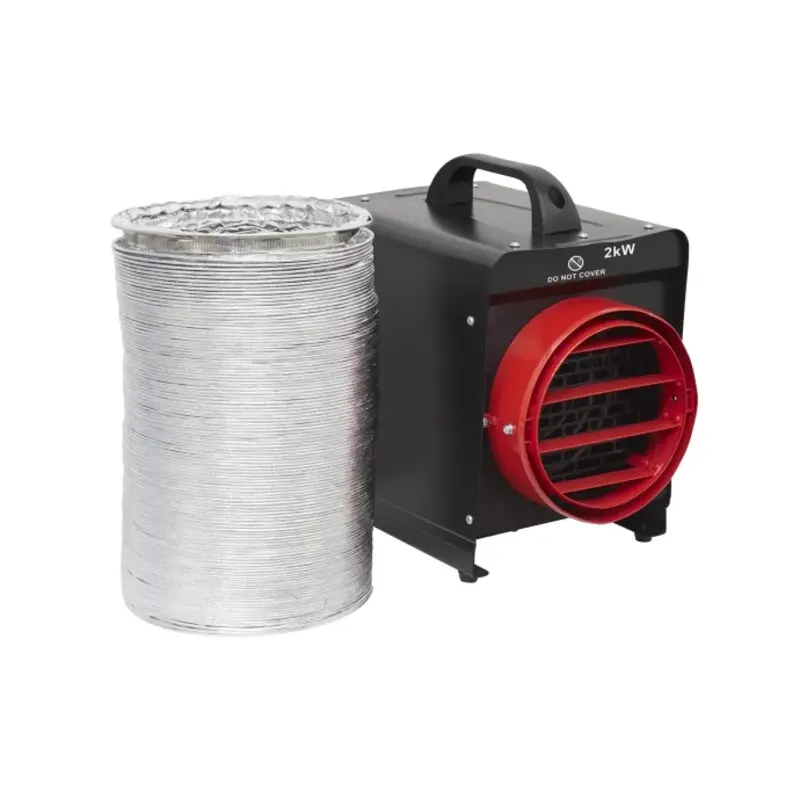 Sealey Industrial Fan Heater 2kW with Ducting