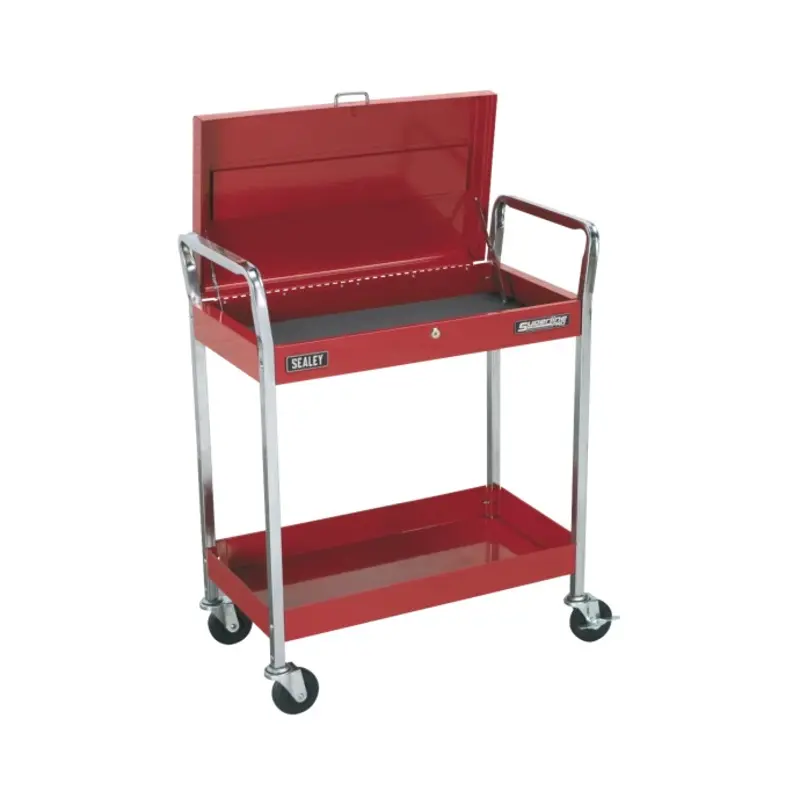 Sealey Trolley 2-Level Heavy-Duty with Lockable Top