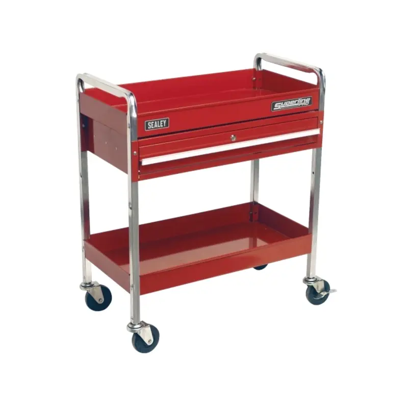 Sealey Trolley 2-Level Heavy-Duty with Lockable Drawer