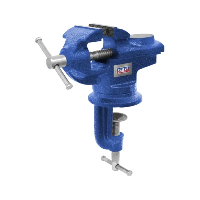 Sealey 50mm Portable Bench & Table Vice with 360 Swivel Base
