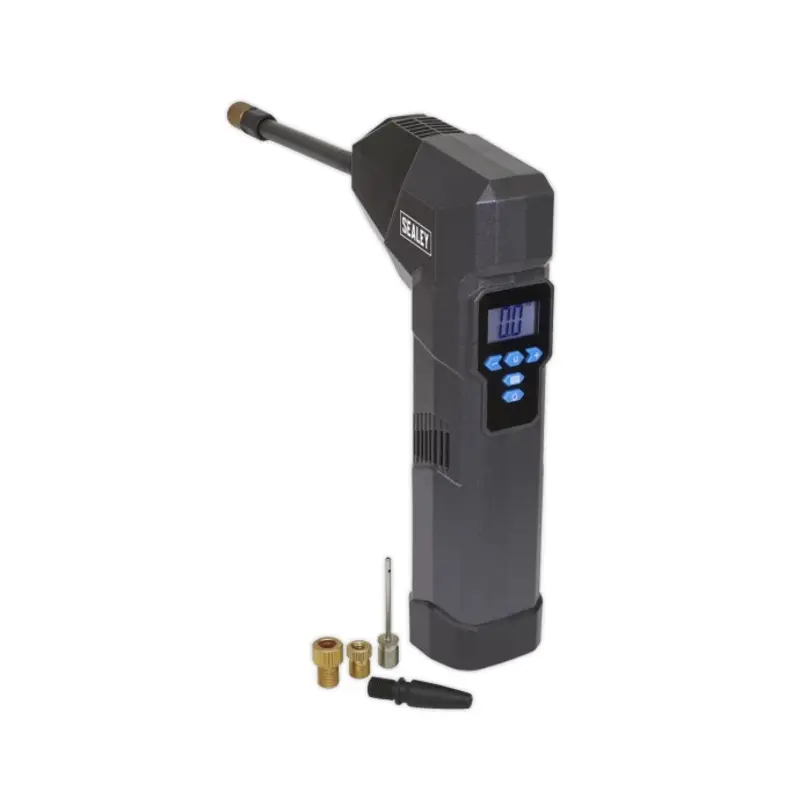 Sealey Compact Rechargeable Tyre Inflator & Power Bank with Worklight