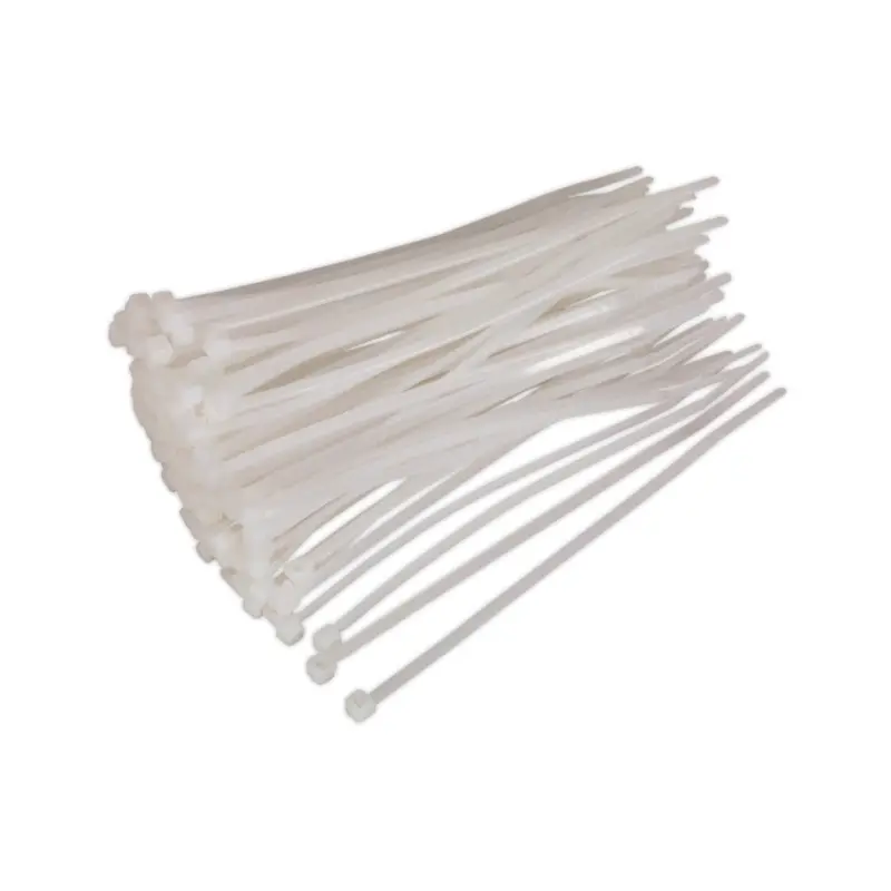 Sealey Cable Tie 150 x 3.6mm White Pack of 100