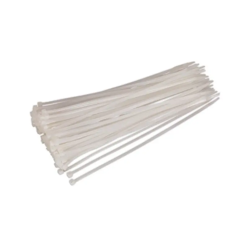 Sealey Cable Tie 300 x 4.8mm White Pack of 100