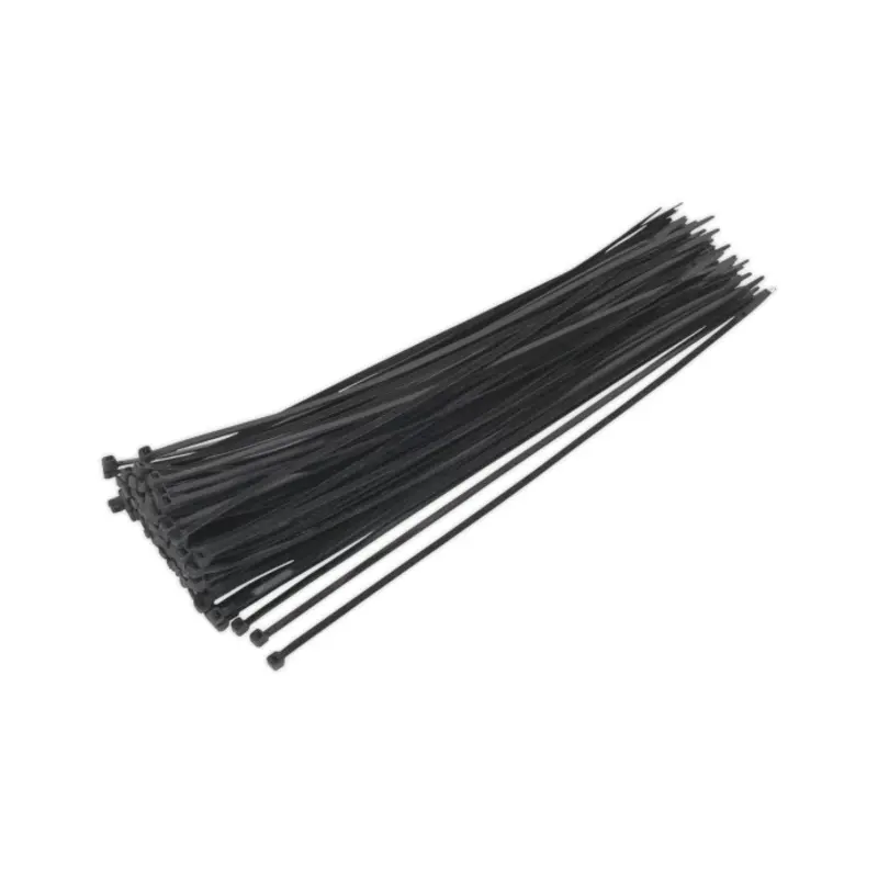 Sealey Cable Tie 380 x 4.8mm Black Pack of 100