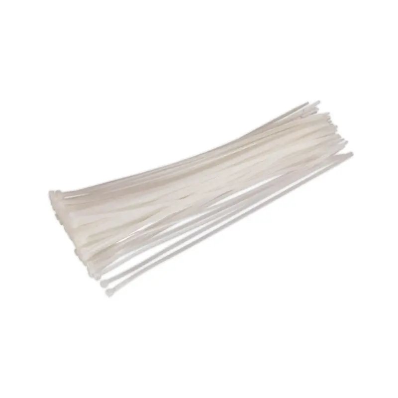 Sealey Cable Tie 380 x 4.8mm White Pack of 100