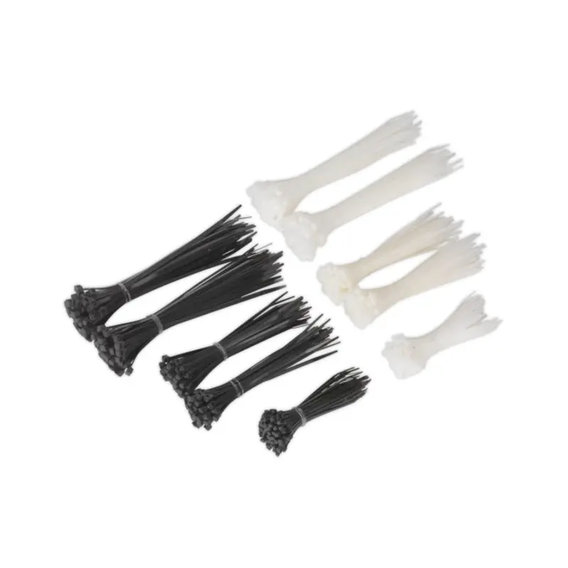 Sealey Cable Tie Assortment Black/White Pack of 600