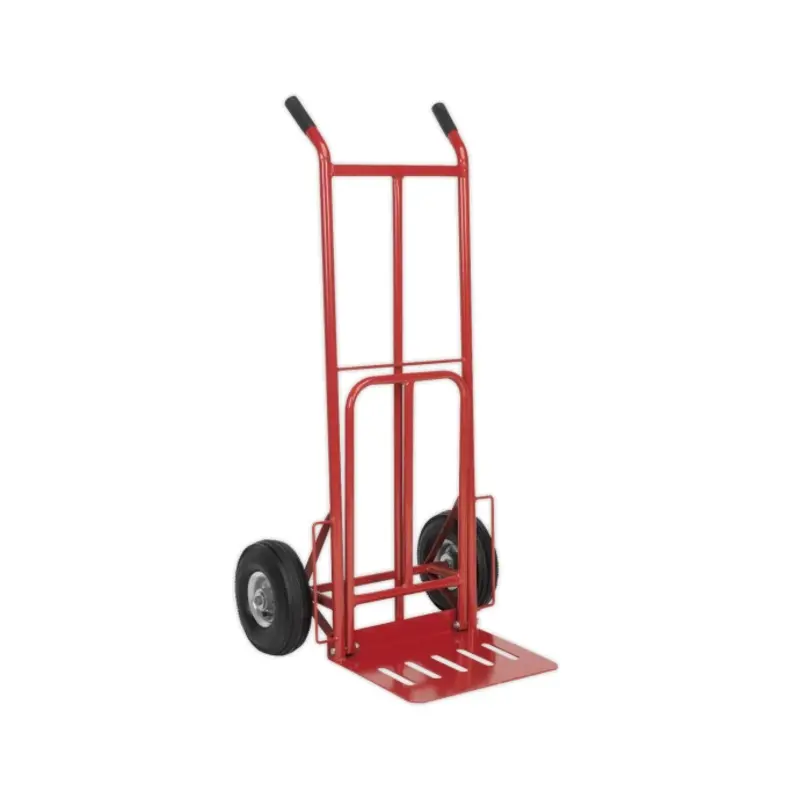 Sealey Sack Truck with Pneumatic Tyres & Folding 250kg Capacity