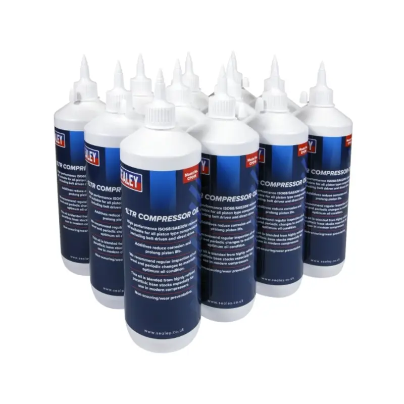 Sealey Compressor Oil 1L - Pack of 12