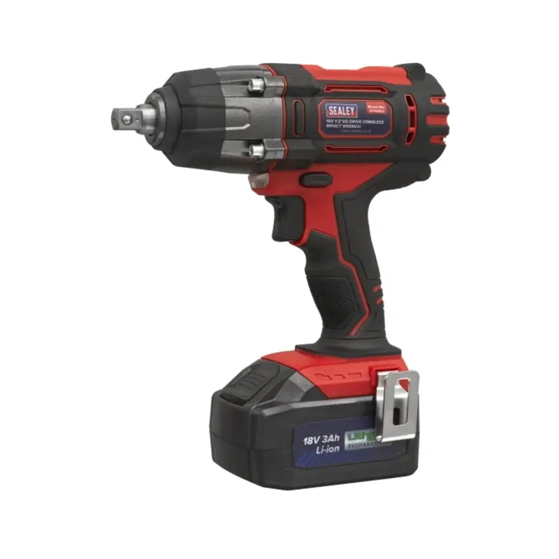 Sealey Cordless Impact Wrench 18V 3Ah Lithium-ion 1/2"Sq Drive