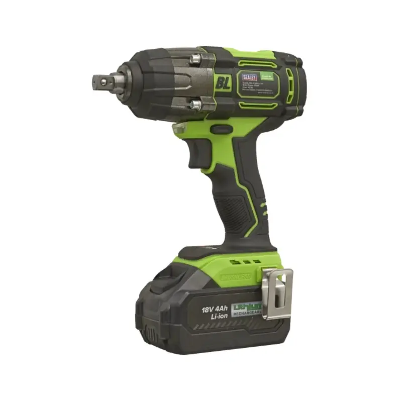 Sealey Cordless Impact Wrench 18V 4Ah Lithium-ion 1/2"Sq Drive