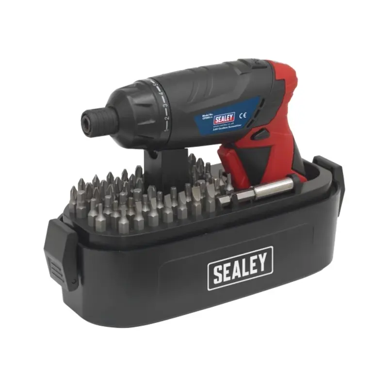 Sealey Cordless Screwdriver Set 53pc 3.6V Lithium-ion