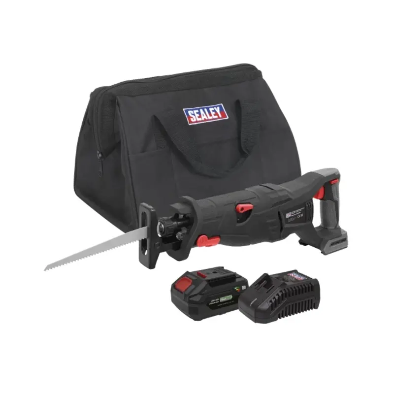 Sealey Brushless Reciprocating Saw 20V 4Ah SV20 Series Kit