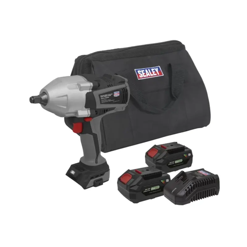 Sealey Cordless Impact Wrench Kit 20V SV20 Series - 2 Batteries