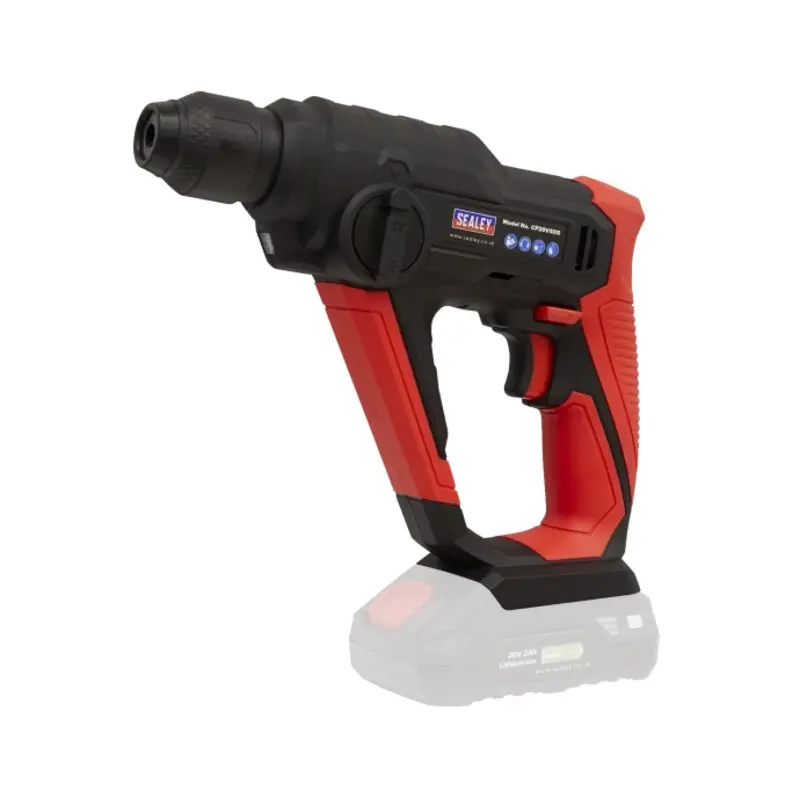 Sealey Rotary Hammer Drill 20V SV20 Series SDS Plus - Body Only