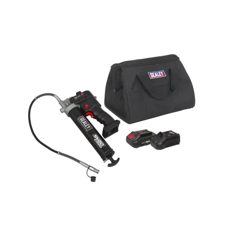 Sealey 20V 2Ah SV20 Series Grease Gun Kit