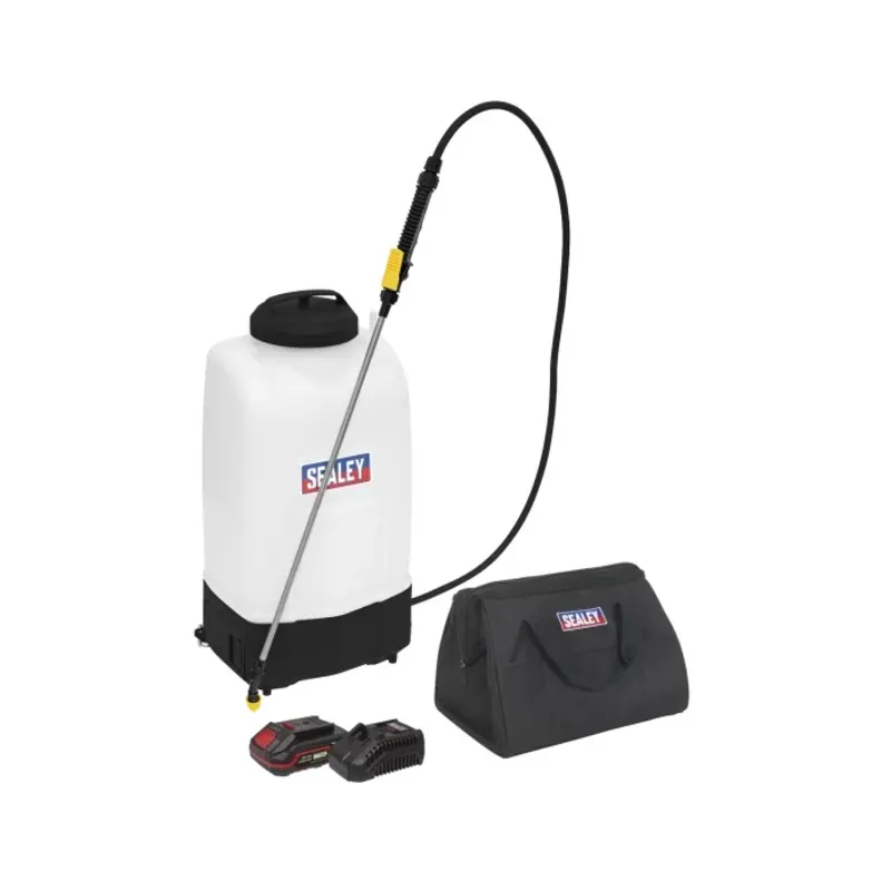 Sealey Cordless Garden Backpack Sprayer 15L 20V 2Ah SV20 Series