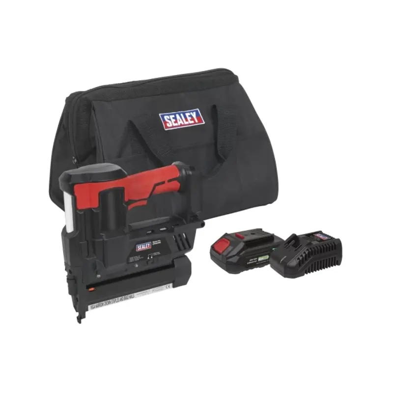 Sealey Cordless Nail/Staple Gun 18G 20V 2Ah SV20 Series Lithium-ion