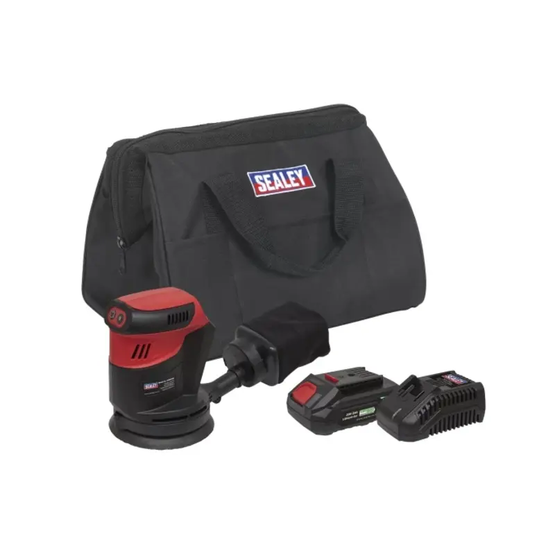 Sealey Cordless Orbital Palm Sander Kit 125mm 20V 2Ah SV20 Series