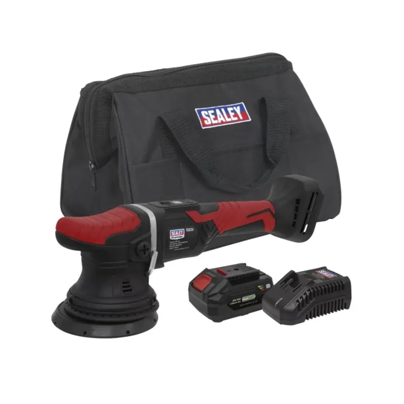 Sealey Cordless Orbital Polisher Kit 20V 4Ah SV20 Series 125mm