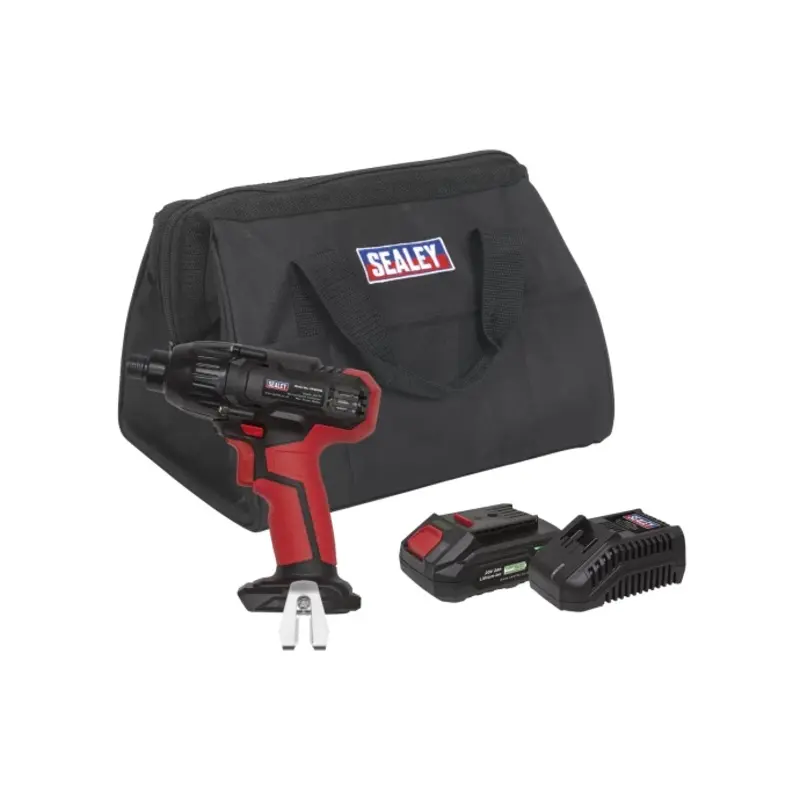 Sealey Impact Driver Kit 1/4" Hex Drive 20V 2Ah SV20 Series