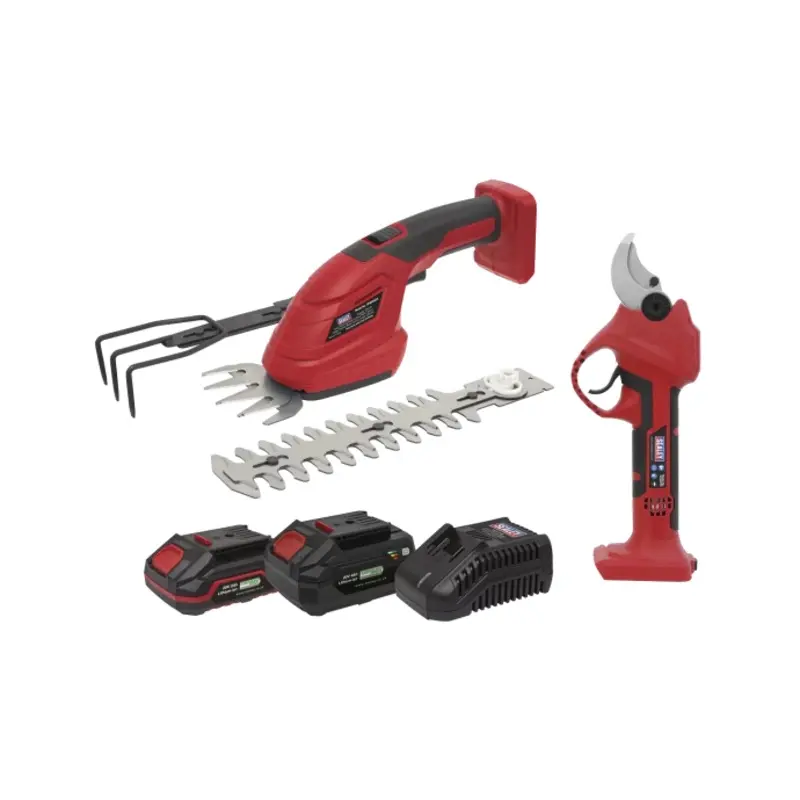 Sealey 2 x 20V SV20 Series Gardening/Pruning Cleaning Combo Kit