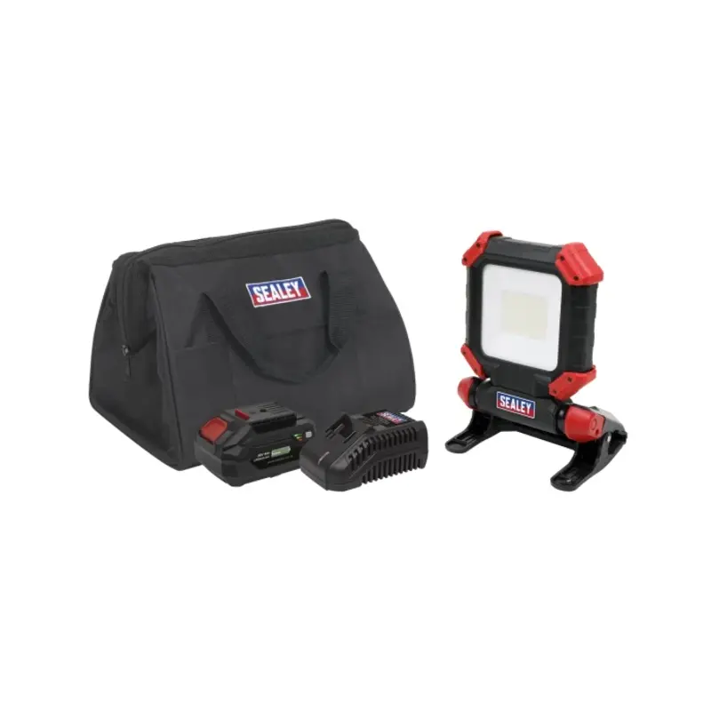 Sealey 20V 4Ah SV20 Series Cordless 15W SMD LED Worklight Kit