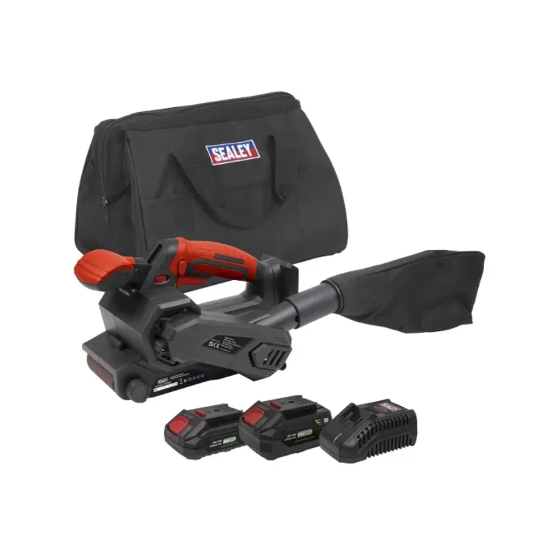 Sealey 20V SV20 Series Cordless Belt Sander Kit - 2 Batteries