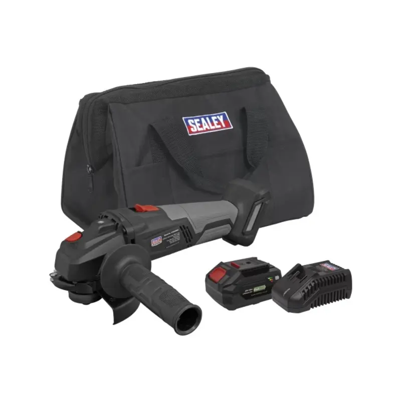 Sealey Brushless Angle Grinder Kit 115mm 20V 4Ah SV20 Series