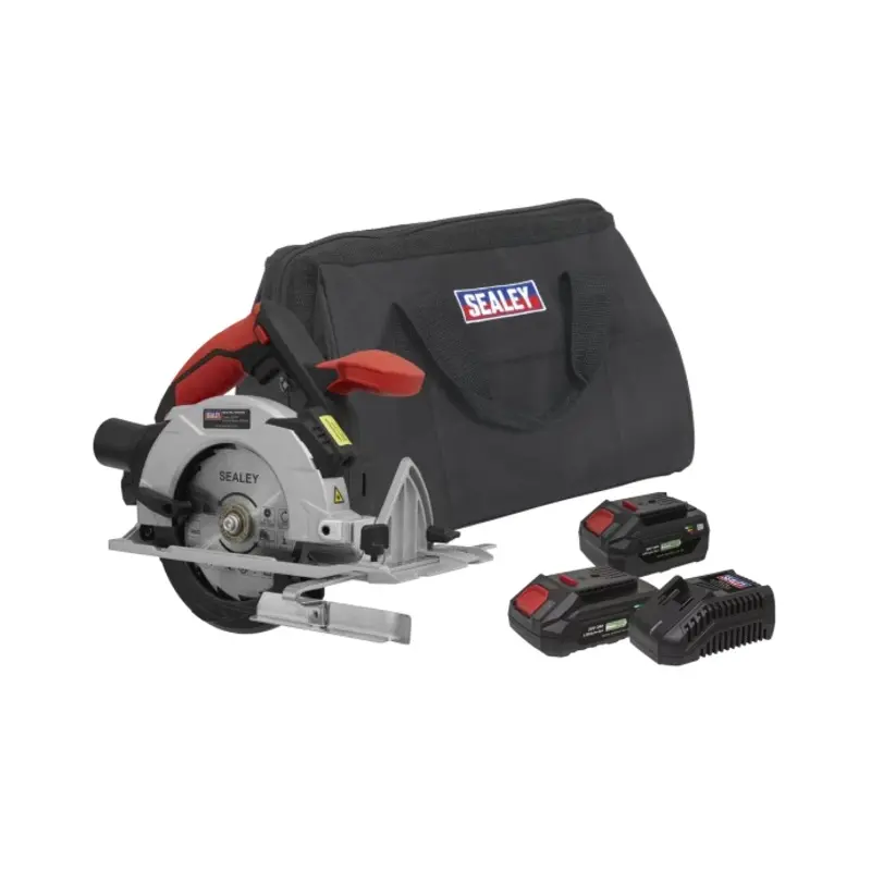 Sealey Circular Saw Kit 20V SV20 Series 150mm - 2 Batteries