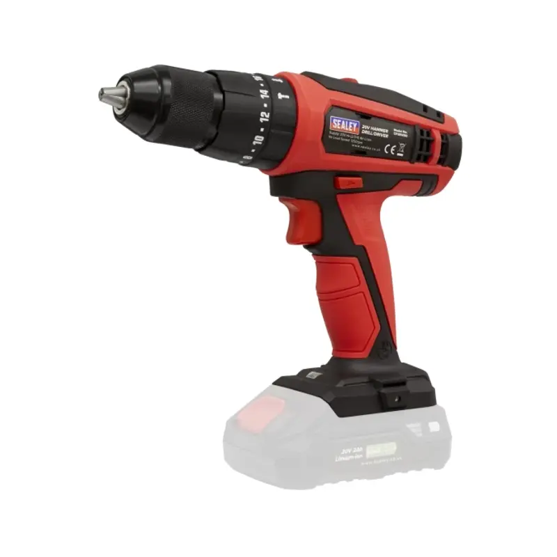 Sealey Combi Drill 13mm 20V SV20 Series - Body Only