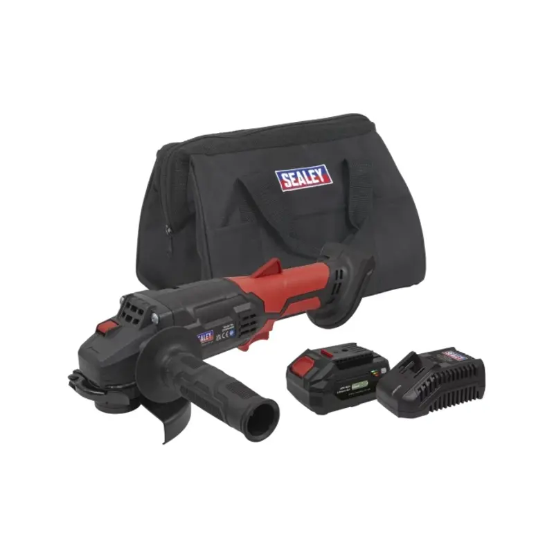 Sealey Cordless Angle Grinder Kit 115mm 20V 4Ah SV20 Series