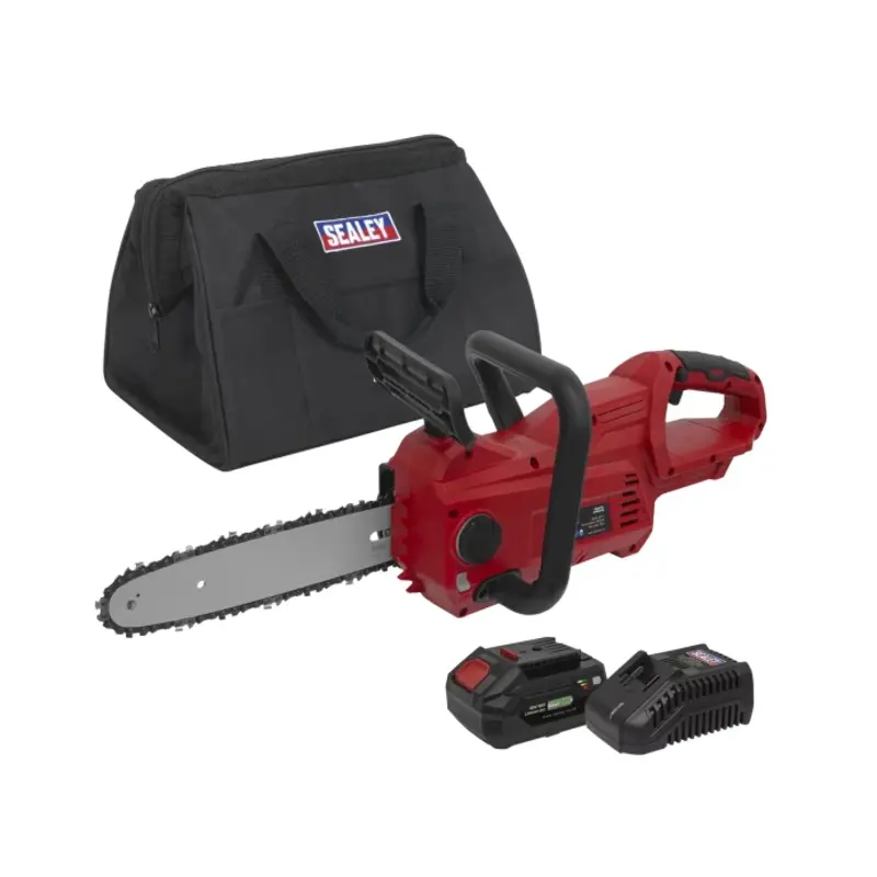 Sealey Cordless Chainsaw 25cm 20V 4Ah SV20 Series Kit