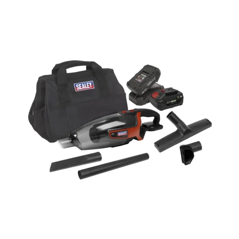 Sealey Cordless Handheld Vacuum Cleaner 650ml 20V SV20 Series Kit - 2 Batteries